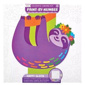 Colorific Canvas Kit - Happy Sloth